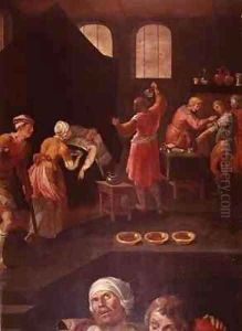 The Charity of St Cosmas and St Damian 2 by Frans I Francken