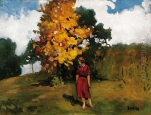 Autumn In Nagybanya by Janos Thorma