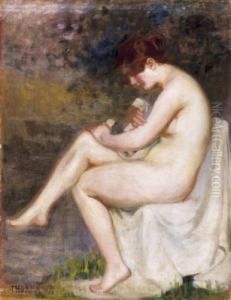 After Bath by Janos Thorma