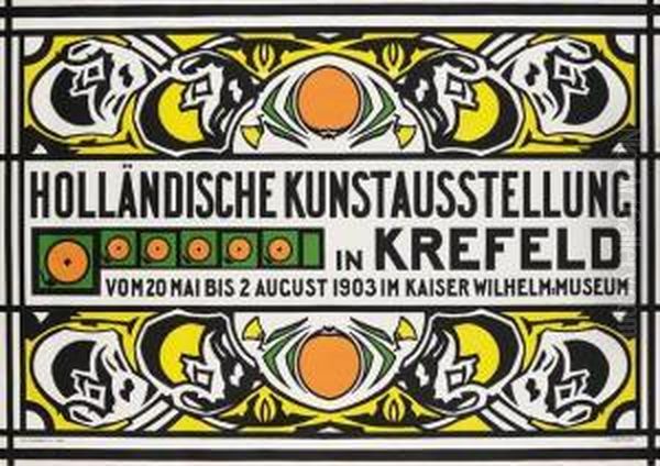Plakat: Hollandische Kunstausstellung Krefeld - view 1