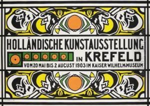 Plakat: Hollandische Kunstausstellung Krefeld by Johann Thorn Prikker