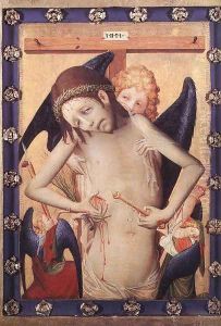 Vir Dolorum (Man of Sorrows) c. 1420 by Master Francke