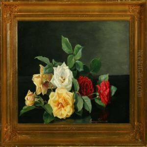 Still Life With Roses by Emmy Marie Caroline Thornam