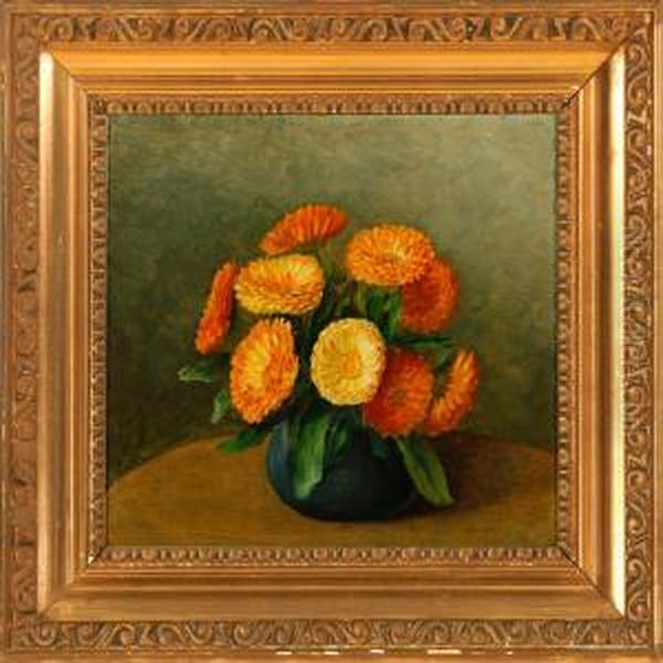 Two Still Lifes With Flowers On A Table - view 1