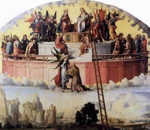 Vision of the Blessed Amedeo Menez de Sylva c. 1514 by Pedro Fernandez