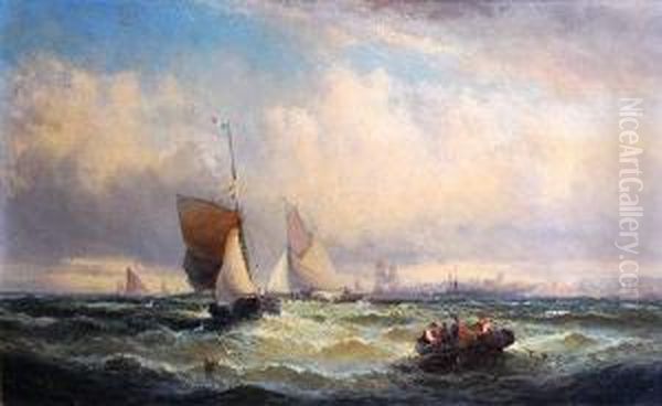 In Choppy Seas In The English Channel - view 1