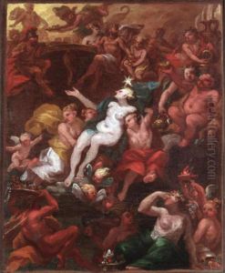 The Gods Of Olympus by Sir James Thornhill