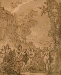 A Bacchanale. by Sir James Thornhill
