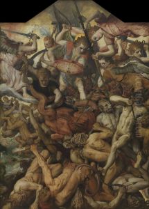 The Fall of the Rebellious Angels 1554 by Frans, the elder Floris