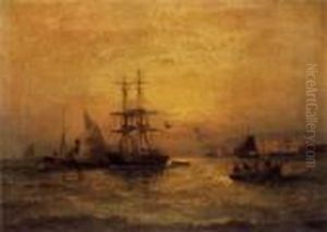 Off Portsmouth (#) Estuary Scene Off Portsmouth (#) Estuary Scene
