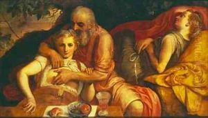 Lot and his Daughters by Frans, the elder Floris