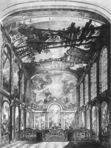 View of the Foundlings' Chapel in Paris 1752-59 by Etienne Fessard
