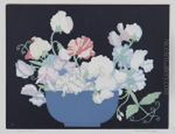 Sweet Peas &amp; The Chinese Vase - view 1