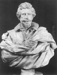 Bust of Michelangelo Buonarroti the Younger by Giuliano Finelli
