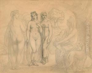 The Judgement Of Paris by Bertel Thorvaldsen