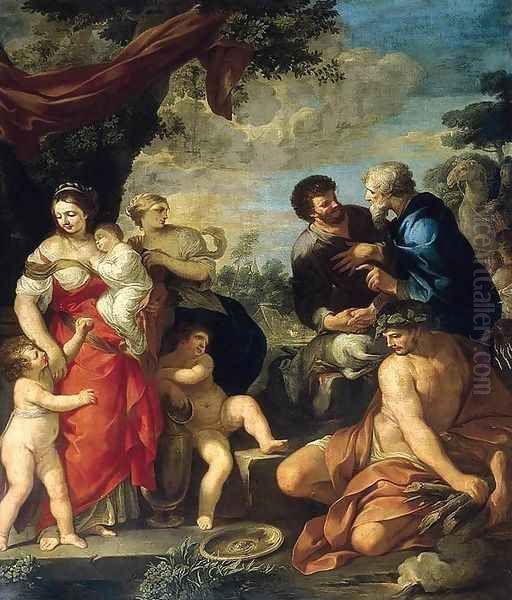 The Reconciliation of Jacob and Laban - view 1
