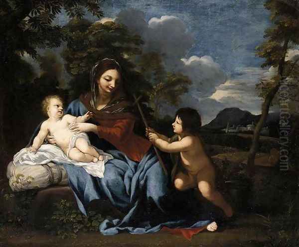 Madonna and Child with the Infant St John - view 1