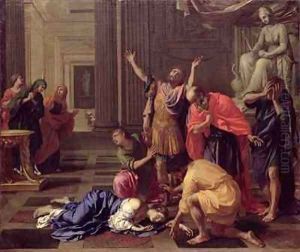 The Death of Lucretia by Bertholet Flemal