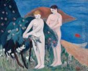 Adam Og Eva 1946 1946 by Rudolph Thygesen