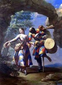 A Harlequin Returning from War