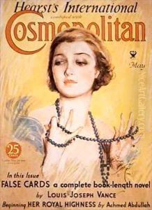 Front cover of Cosmopolitan magazine by Harrison Fisher