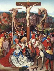 Crucifixion 1496 by Rueland the Younger Frueauf