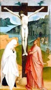 Crucifixion by Rueland the Younger Frueauf