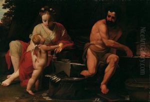 Di Venere E Cupido Nella Fucina Di Volcano