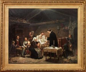 Sognebud 1863 by Adolphe Tidemand