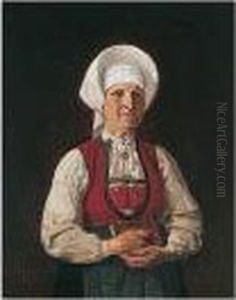 Ragnild Sjursdotter Oystese by Adolphe Tidemand