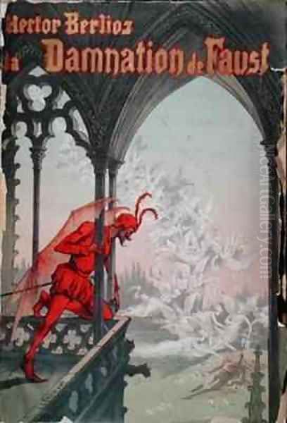 Front cover for the score of The Damnation of Faust by Hector Berlioz 1803-69 - view 1