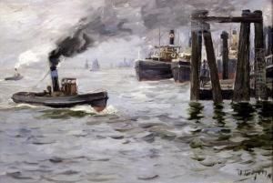 Hamburger Hafen by Willy Tiedjen