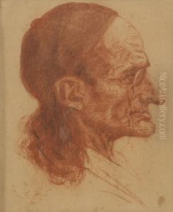 Studie Eines Alten Mannes Im Profil by Lorenzo Tiepolo