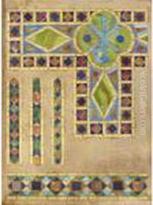 Tile-inset Plaque by Louis Comfort Tiffany