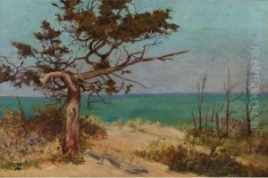 Landscape by Louis Comfort Tiffany