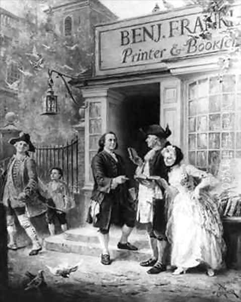 Franklins Bookshop in 1745 - view 1