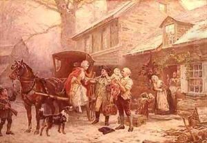 Home for Christmas by Jean-Leon Gerome Ferris