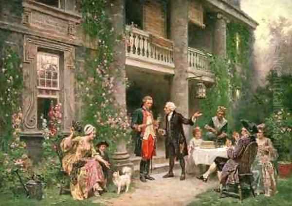 George Washington at Bartrams Garden - view 1