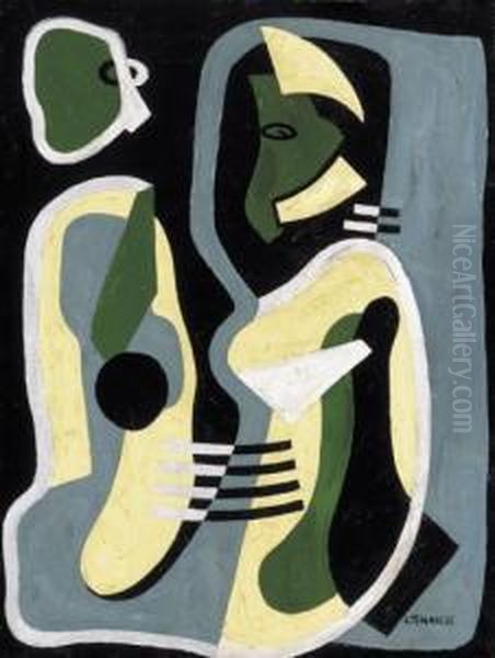 Composition (couple Talking) - view 1