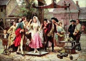 Her Weight in Gold by Jean-Leon Gerome Ferris