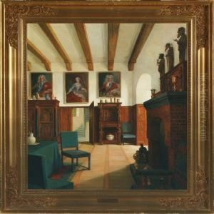 Interior From Gisselfeld by Christian Tilemann-Petersen