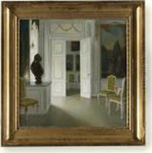 Interior Of A Salon At Fredensborg