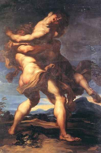 Hercules and Antaeus - view 1
