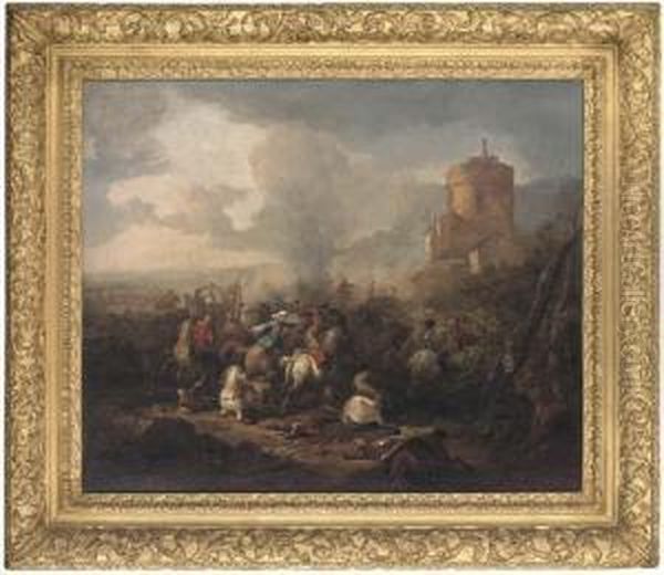 A Cavalry Skirmish - view 1
