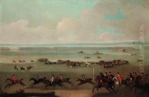 A Race Meeting On Newmarket Heath