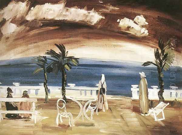 On the Beach under Purple Sky 1934 - view 1