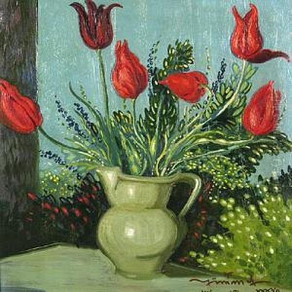 Vienna -trieste 1949 ""tulipani"" Cm. 45x45 - view 1