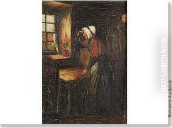 Femme Dans La Fenetre. - view 1