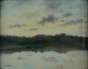 Etang Au Crepuscule by Louis Timmermans
