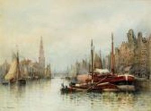Vue D'un Canal En Hollande
